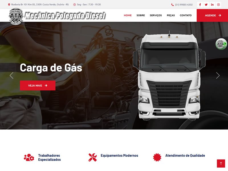 Site e Sistema Oficina Mecânica